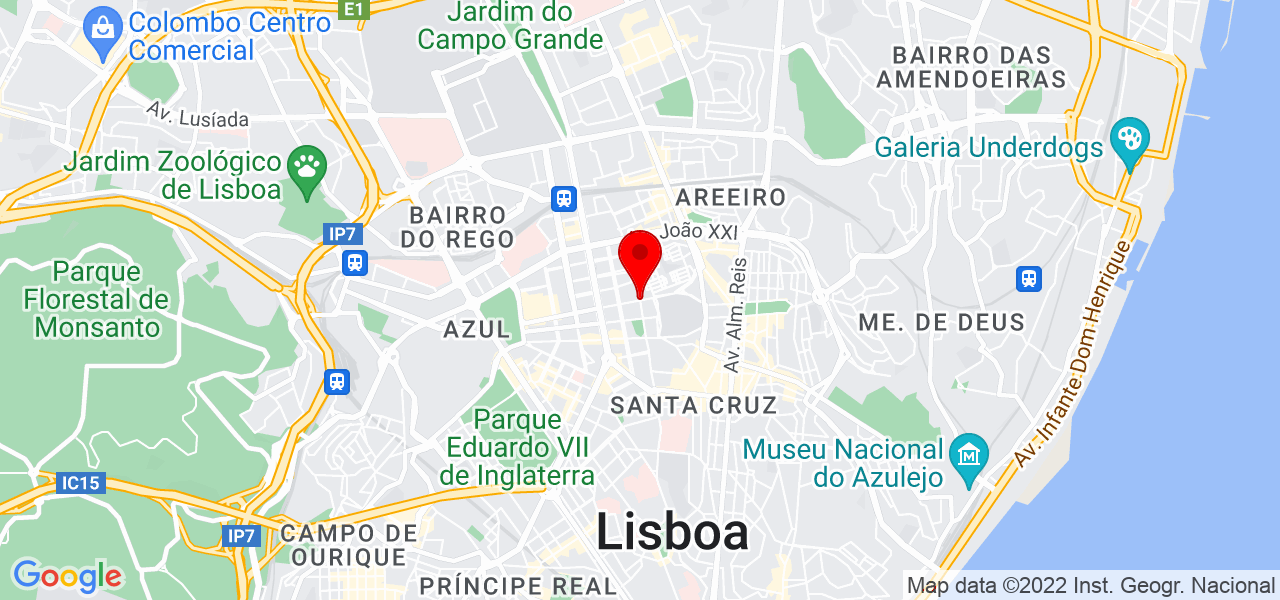 Filipa Perestrelo Leite - Design de Interiores - Lisboa - Lisboa - Mapa