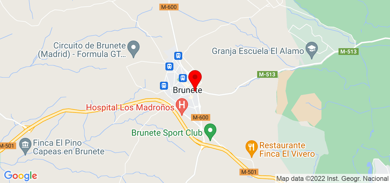 Eva Wurm - Comunidad de Madrid - Brunete - Mapa