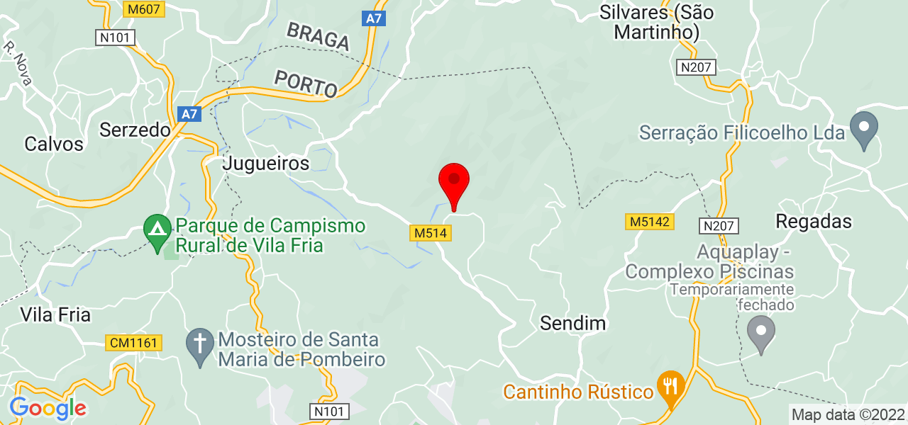 Andre Leonardo Lima Carvalho - Porto - Felgueiras - Mapa
