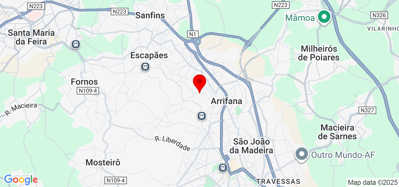 HelpUp - Aveiro - Santa Maria da Feira - Map