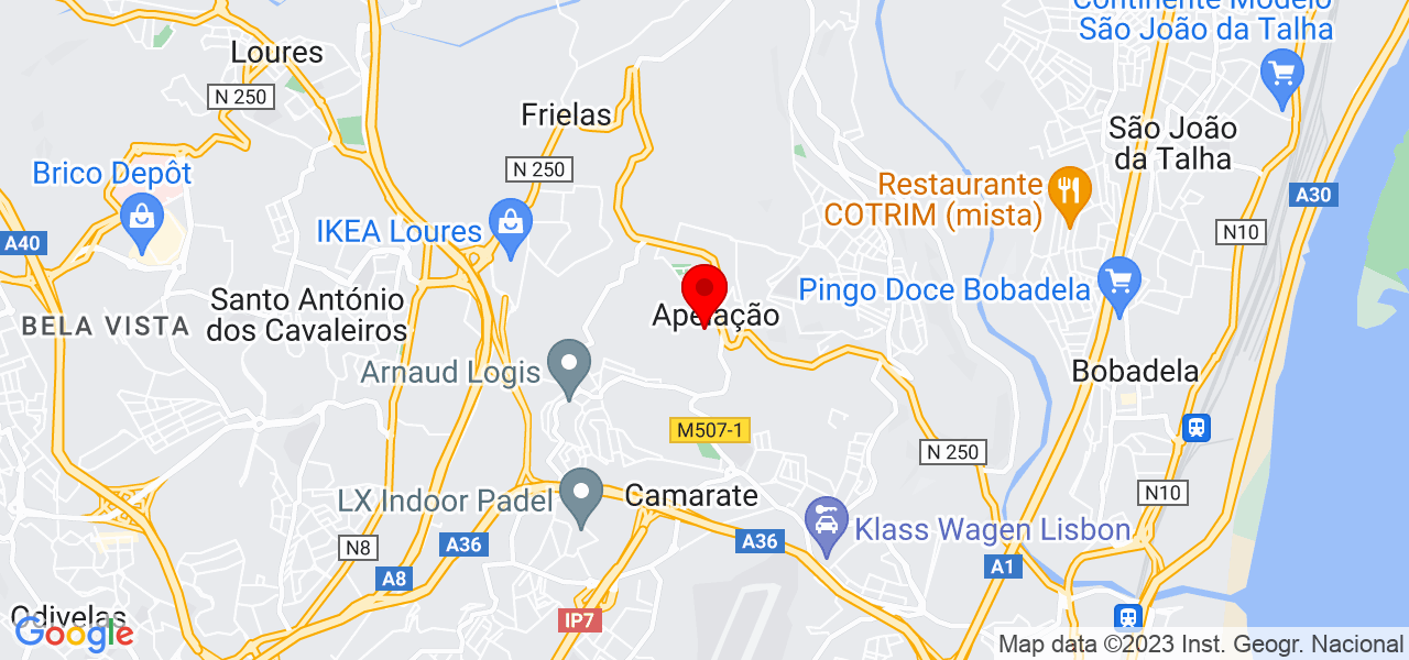 Criarte3D - Lisboa - Loures - Mapa