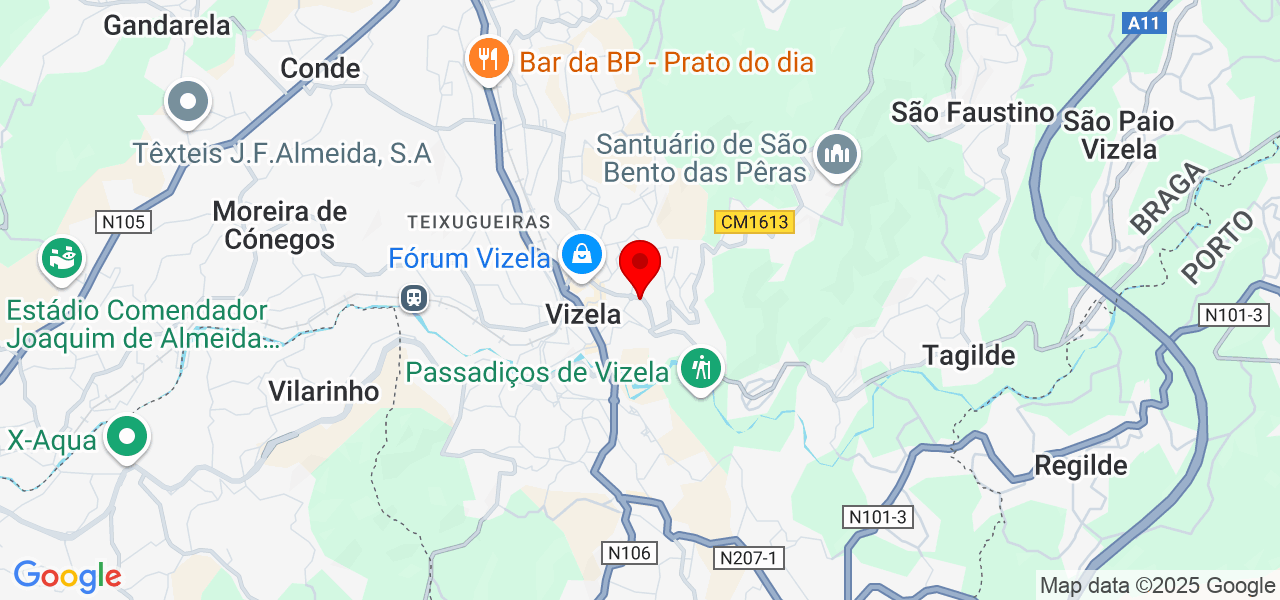 Filipa Mendes - Braga - Vizela - Map