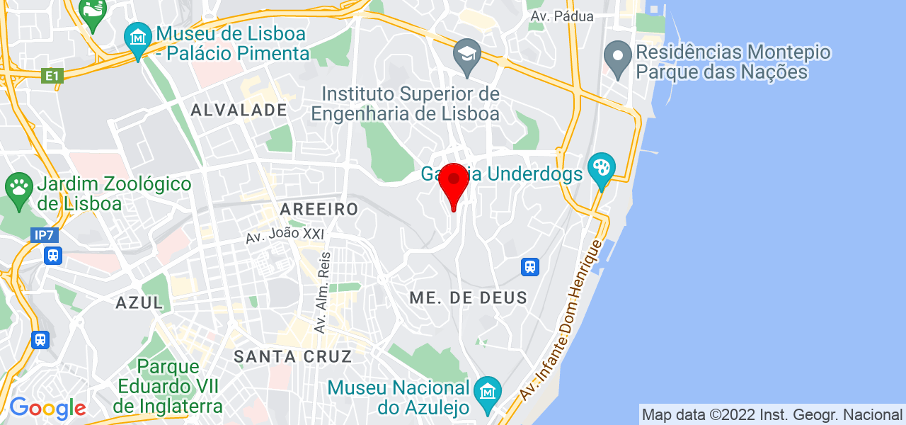 D&eacute;bora Filipa Freitas Ribeiro Taveira - Lisboa - Lisboa - Mapa