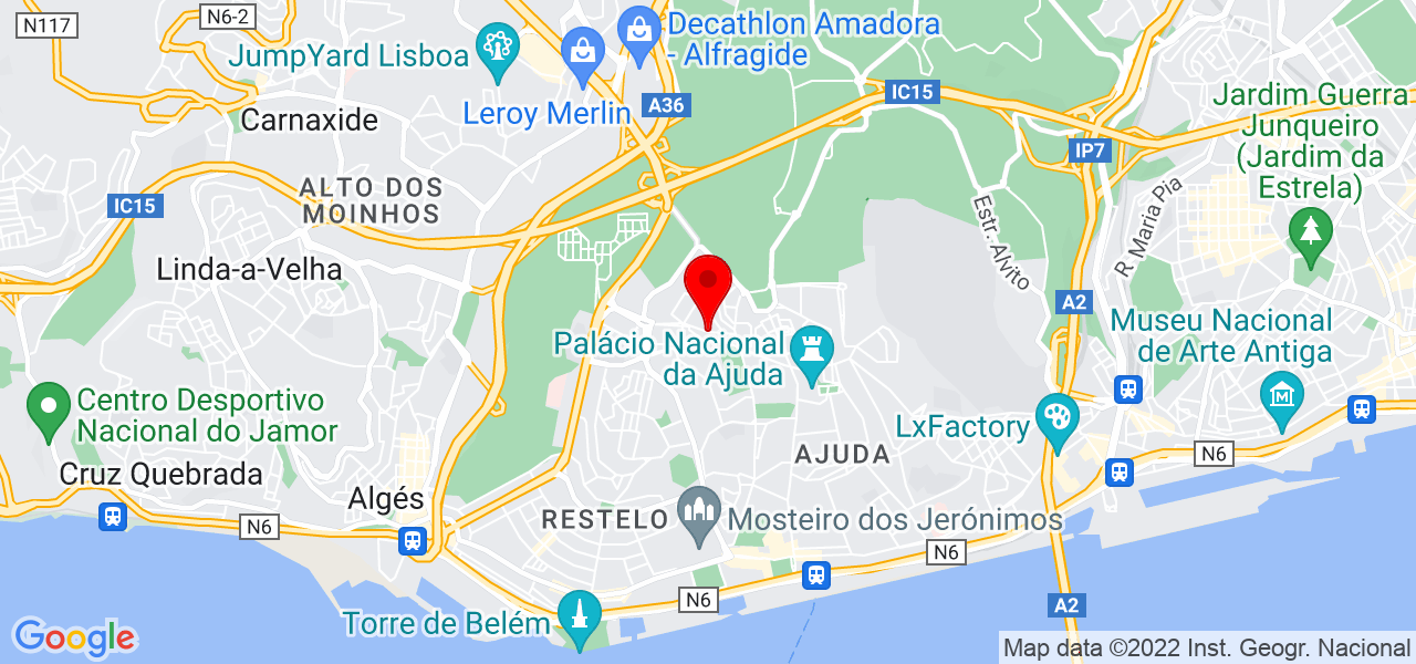 Maria Cristina Almeida - Lisboa - Lisboa - Mapa