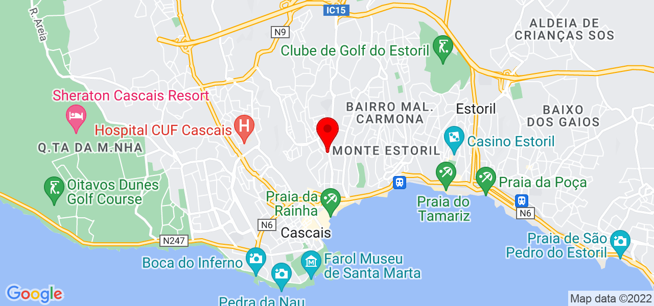 PV Limpezas - Lisboa - Cascais - Mapa