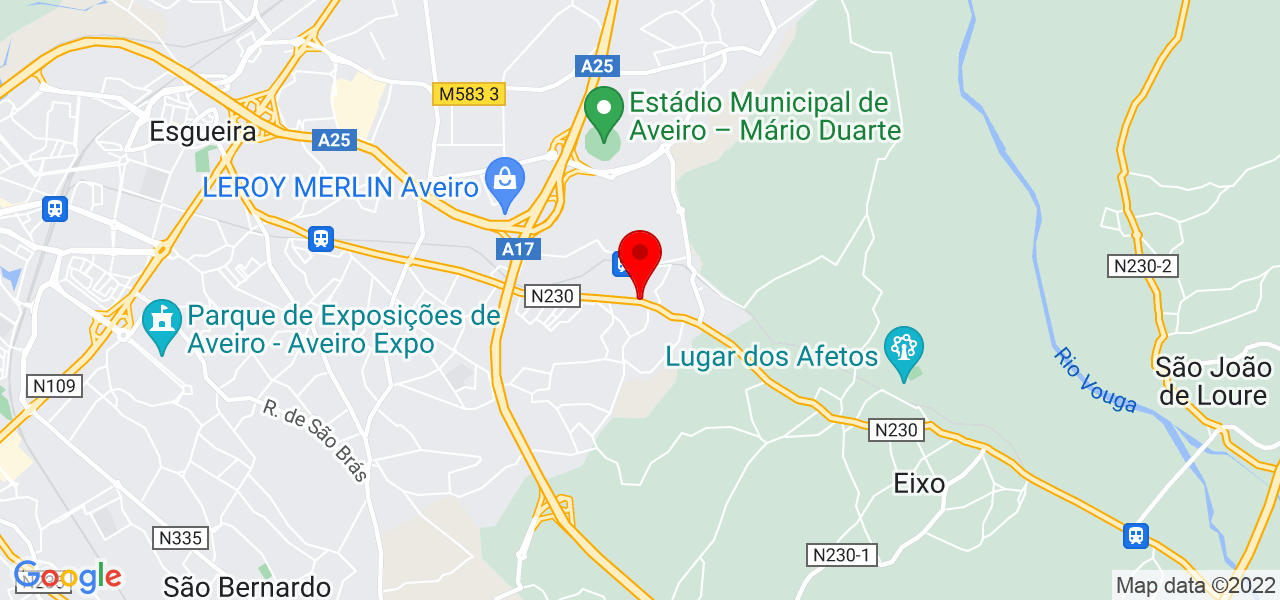 Vjolete - Aveiro - Aveiro - Mapa