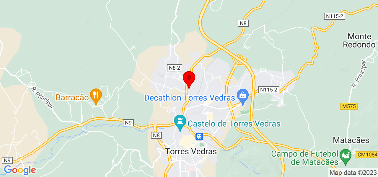 Ruben J&eacute;ssica limpezas - Lisboa - Torres Vedras - Mapa