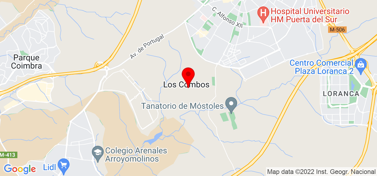 ISIDORO CRUZ - Comunidad de Madrid - Móstoles - Mapa
