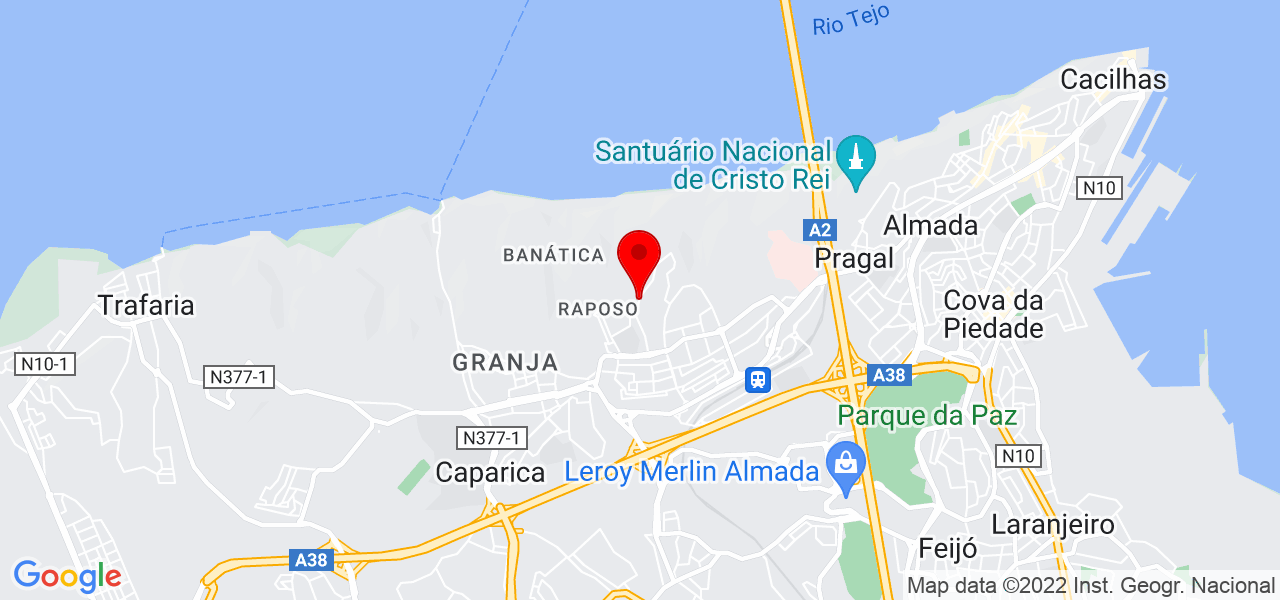 In&ecirc;s Bastos - Setúbal - Almada - Mapa