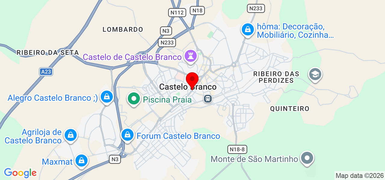 Germaine - Castelo Branco - Castelo Branco - Mapa