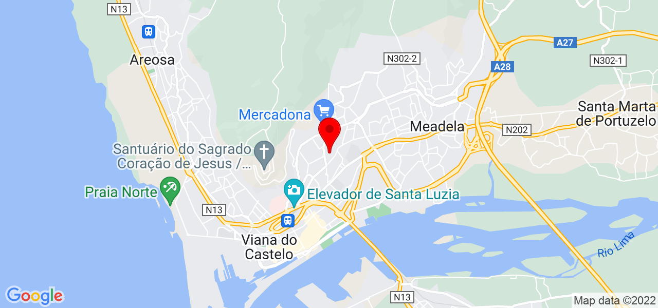 Andr&eacute; Alves - Viana do Castelo - Viana do Castelo - Mapa