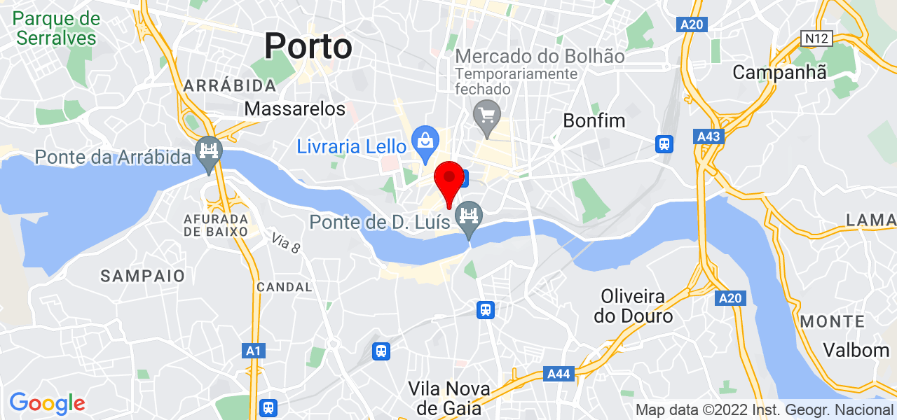 Alice Araujo - Porto - Porto - Mapa
