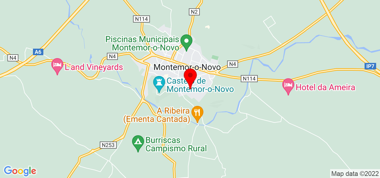 Miguel - Évora - Montemor-o-Novo - Mapa