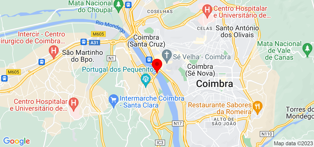 Vit&oacute;ria Luiza - Coimbra - Coimbra - Mapa