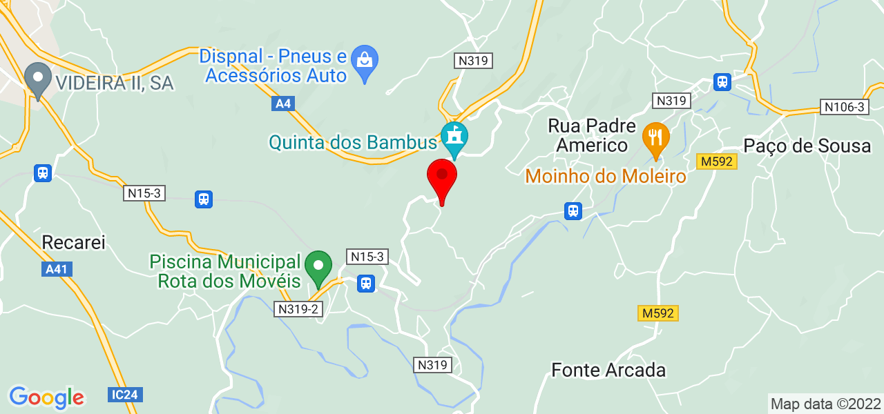José - Porto - Paredes - Map