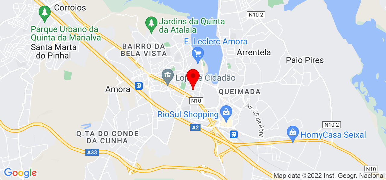 Emanuel Lima Unipessoal Lda - Setúbal - Seixal - Mapa