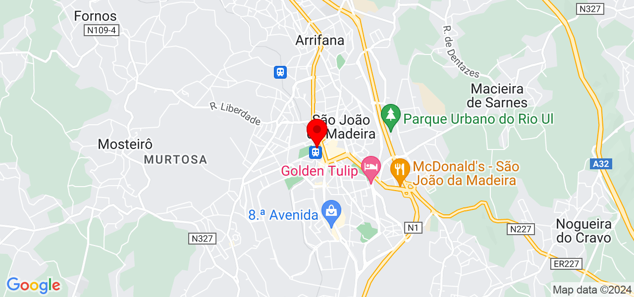 Matheus Aguiar - Aveiro - São João da Madeira - Mapa