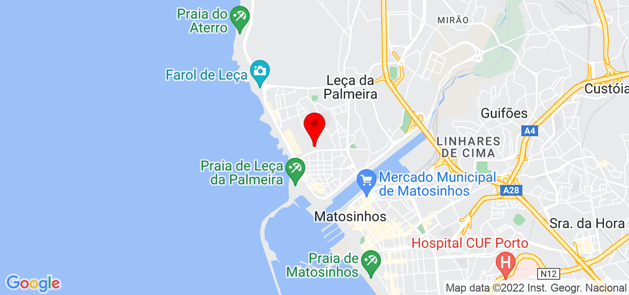Maria Jo&atilde;o Marinho - Porto - Matosinhos - Mapa