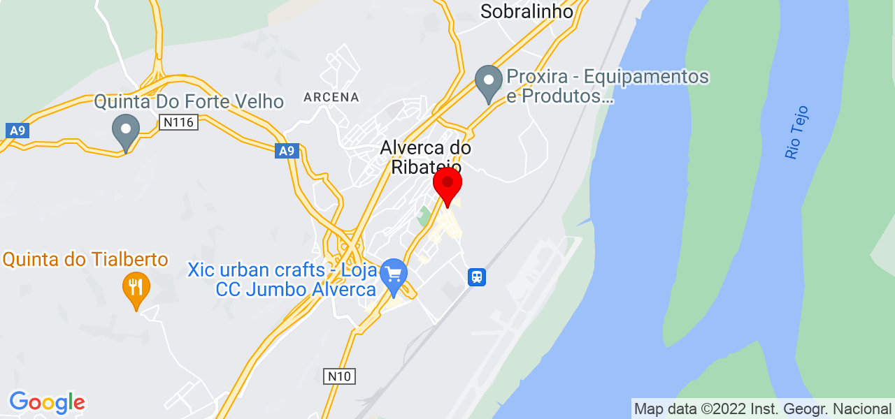 Lena Santos - Lisboa - Vila Franca de Xira - Mapa