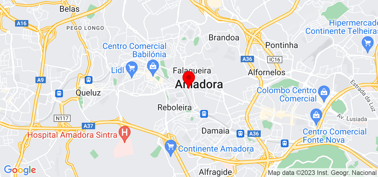Pedro Gaimota - Lisboa - Amadora - Mapa