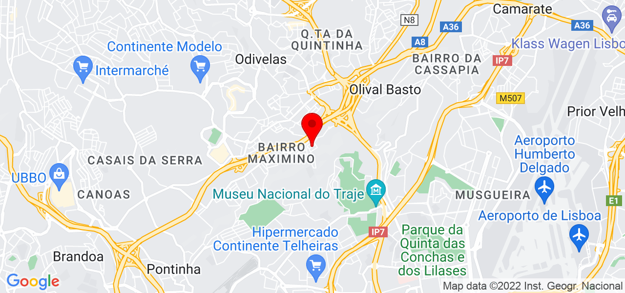 Nilson - Lisboa - Odivelas - Mapa