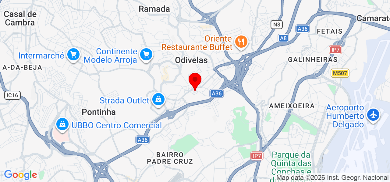 José Cosme - Lisboa - Odivelas - Mapa