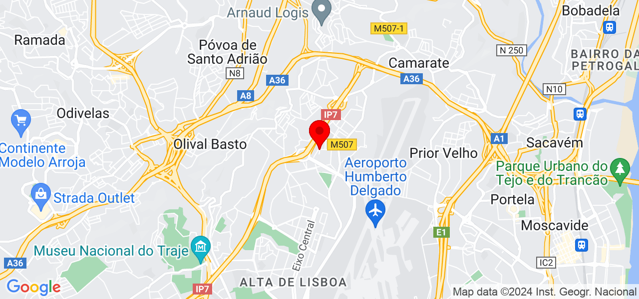 IM Higieniz&ccedil;&atilde;o - Lisboa - Loures - Mapa