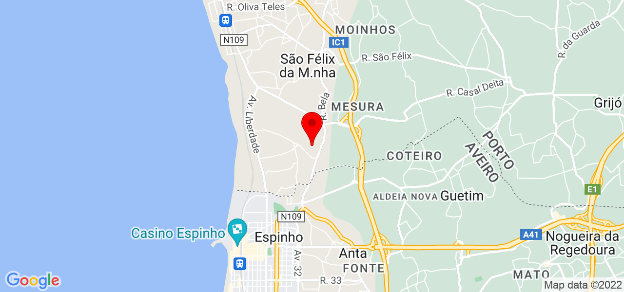 Virbelly - Porto - Vila Nova de Gaia - Mapa