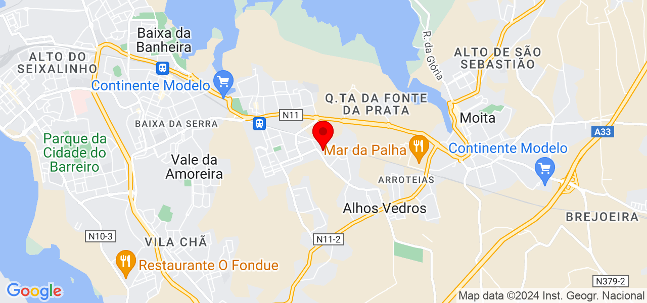 Joana - Setúbal - Moita - Mapa