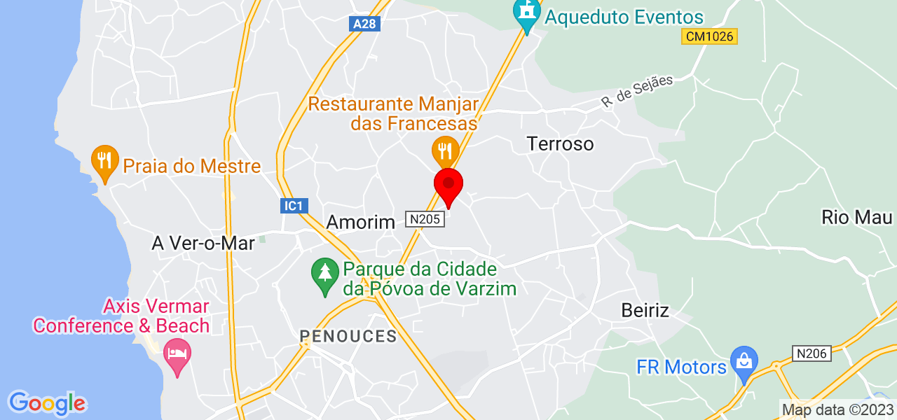 Lu&iacute;s Marques - Porto - Póvoa de Varzim - Mapa