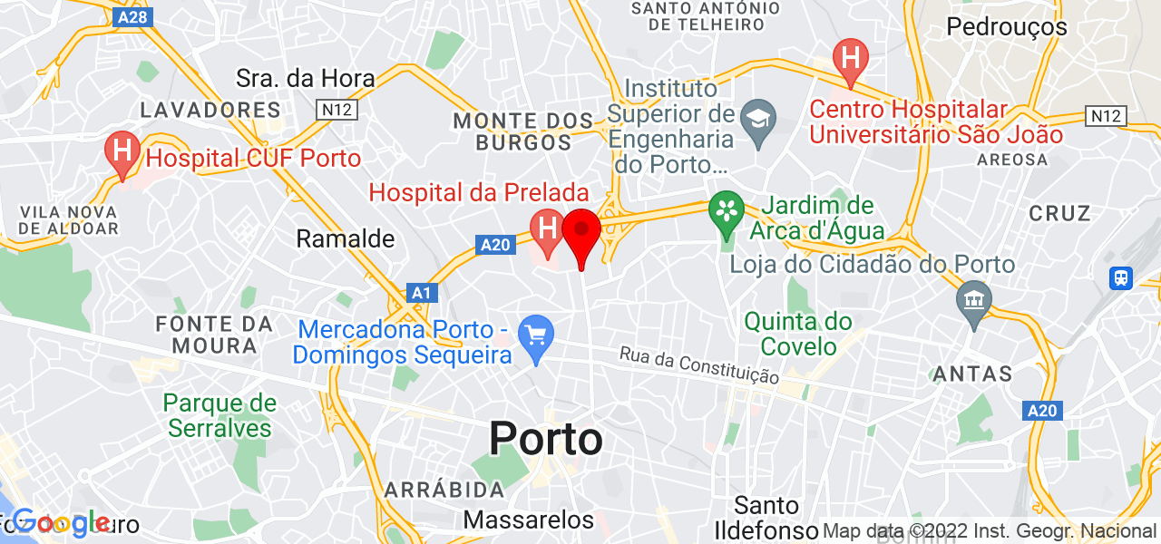 Alexandre Cunha - Porto - Porto - Mapa