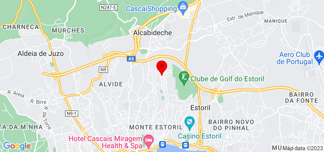 DJ  F&aacute;bio wilker - Lisboa - Cascais - Mapa