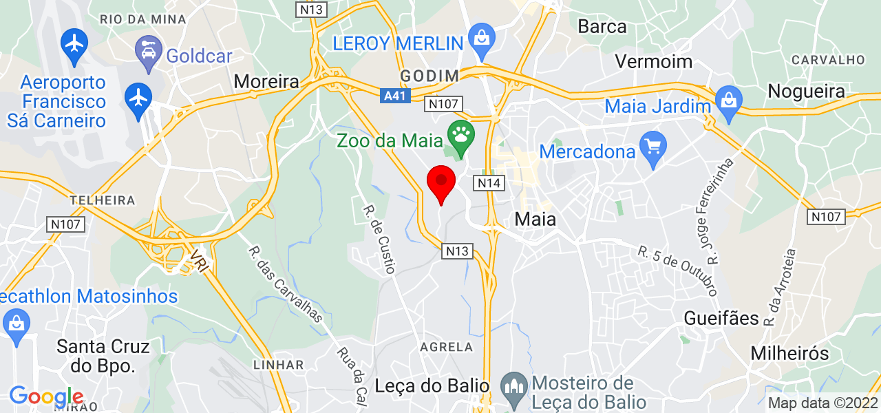 Silvana - Porto - Maia - Mapa