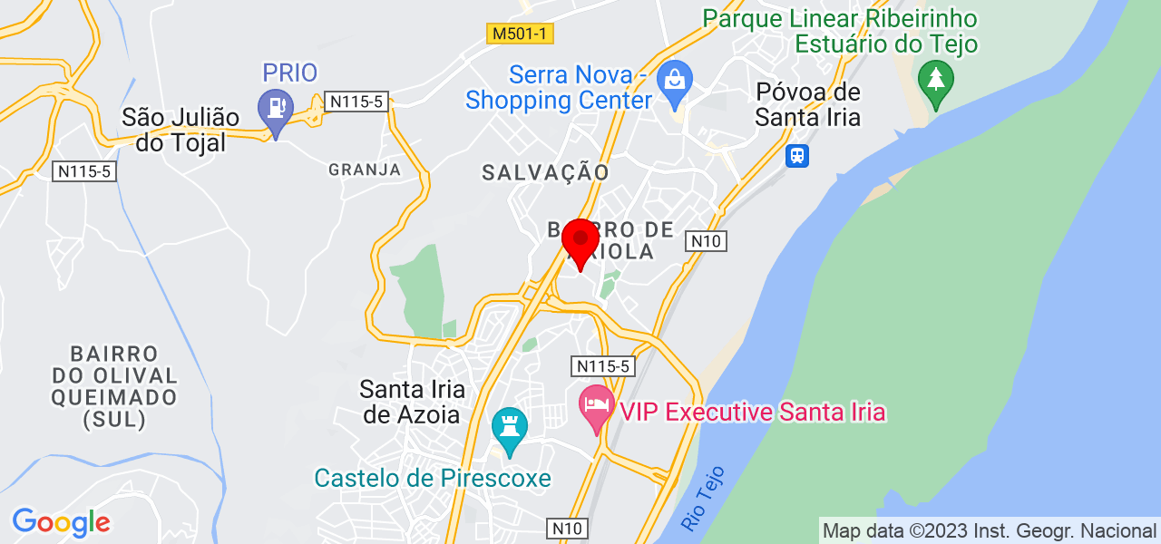 In&ecirc;s - Lisboa - Loures - Mapa