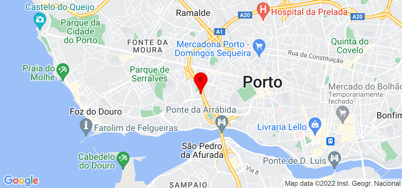 Isa Costa - Porto - Porto - Mapa