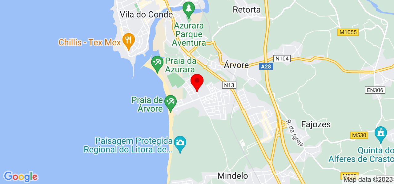 Misticamente - Porto - Vila do Conde - Mapa