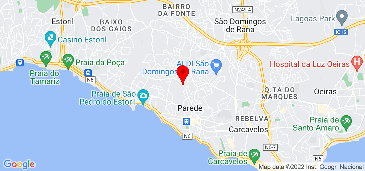 Beatriz - Lisboa - Cascais - Mapa