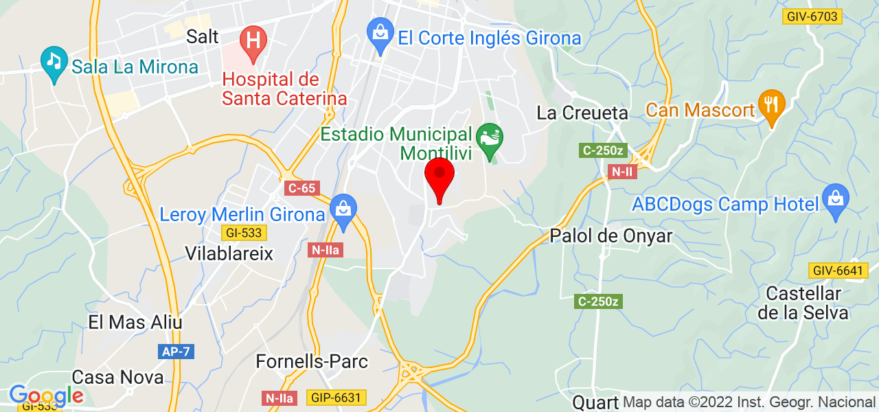 LILIANA - Cataluña - Girona - Mapa