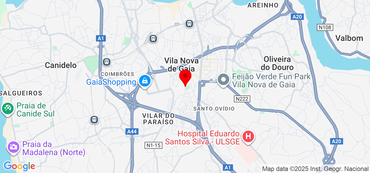 Vantagem Alfa Limpezas - Porto - Vila Nova de Gaia - Mapa