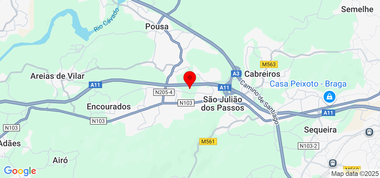 Anselmo Cardeiras - Braga - Barcelos - Mapa