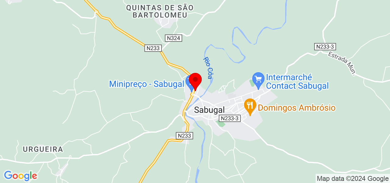 Carlos Robalo - forma&ccedil;&atilde;o profissional - Guarda - Sabugal - Mapa