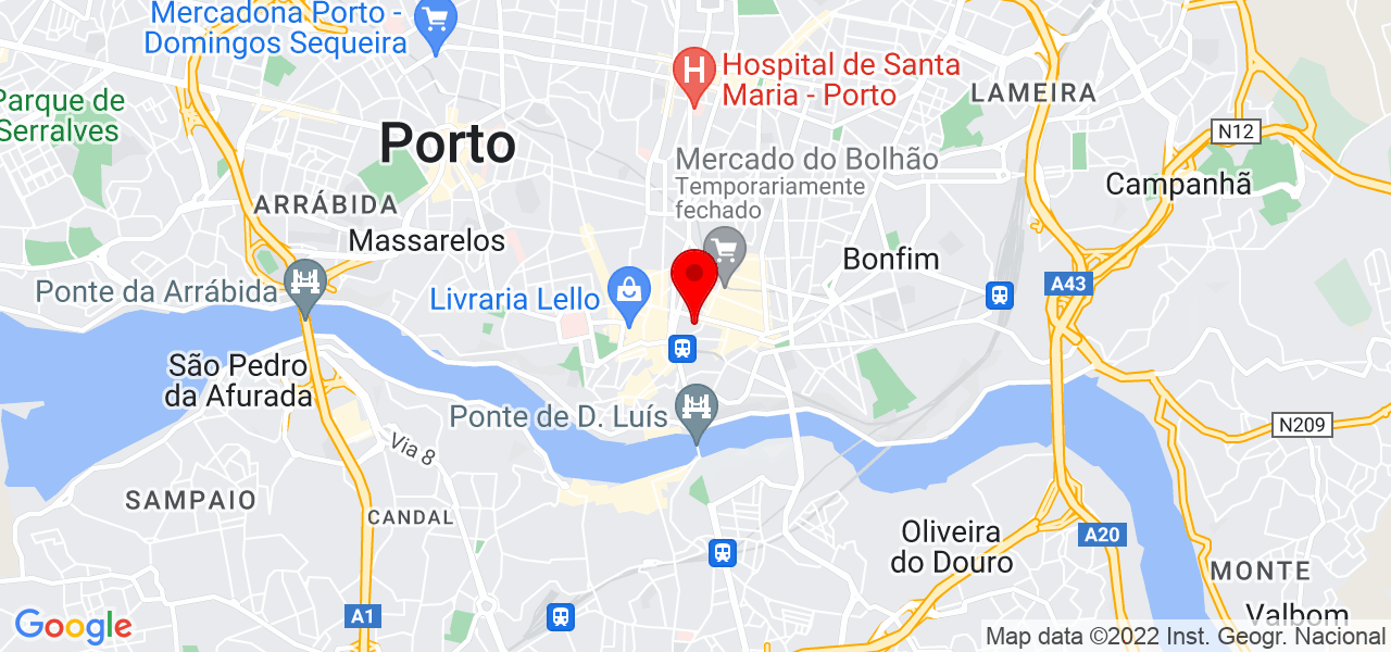 DRM Conserva&ccedil;&atilde;o e remodela&ccedil;&atilde;o - Porto - Porto - Mapa
