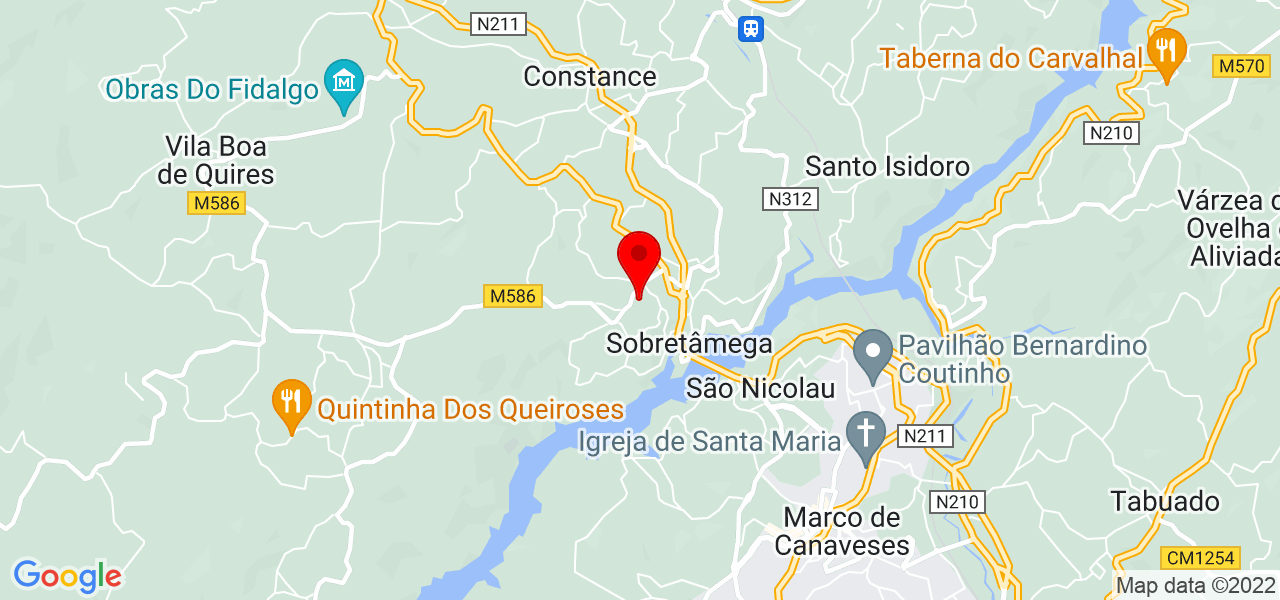 Manuel silva - Porto - Marco de Canaveses - Mapa