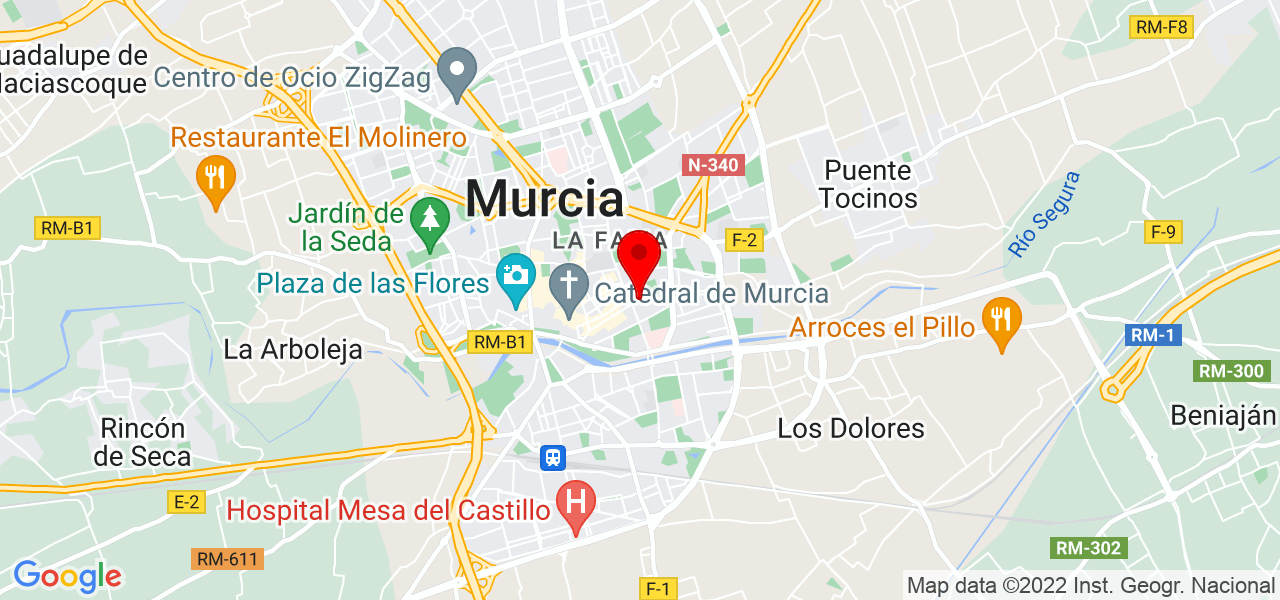 Dess - Región de Murcia - Murcia - Mapa