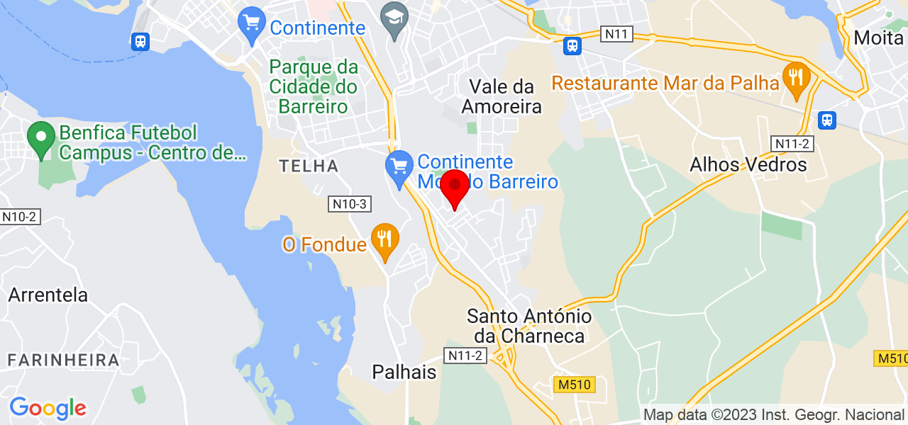 Emilia Almeida - Setúbal - Barreiro - Mapa