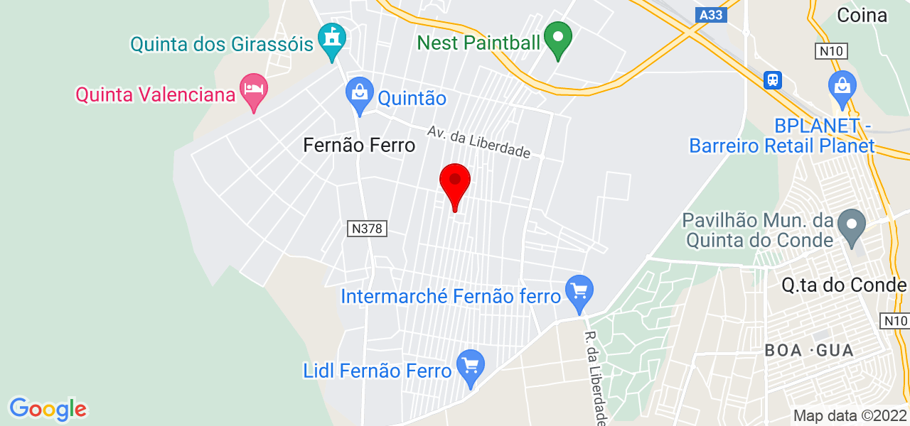 Mionga Clean Lda - Setúbal - Seixal - Mapa