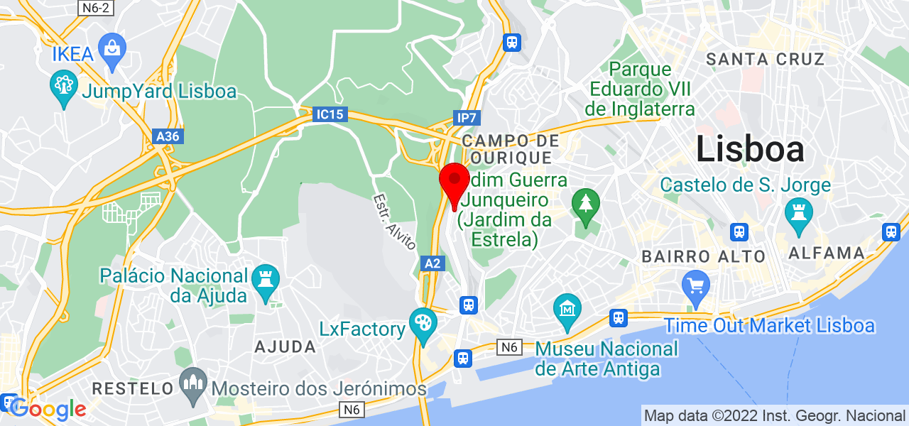 Ondina - Lisboa - Lisboa - Mapa