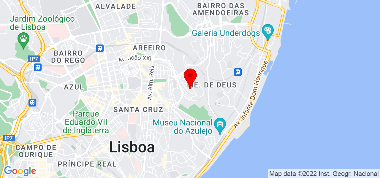 Vera L&uacute;cia Modesto - Lisboa - Lisboa - Mapa