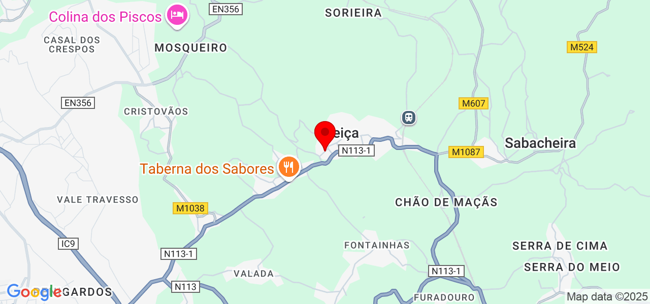 Maria Henriqueta - Santarém - Ourém - Karte