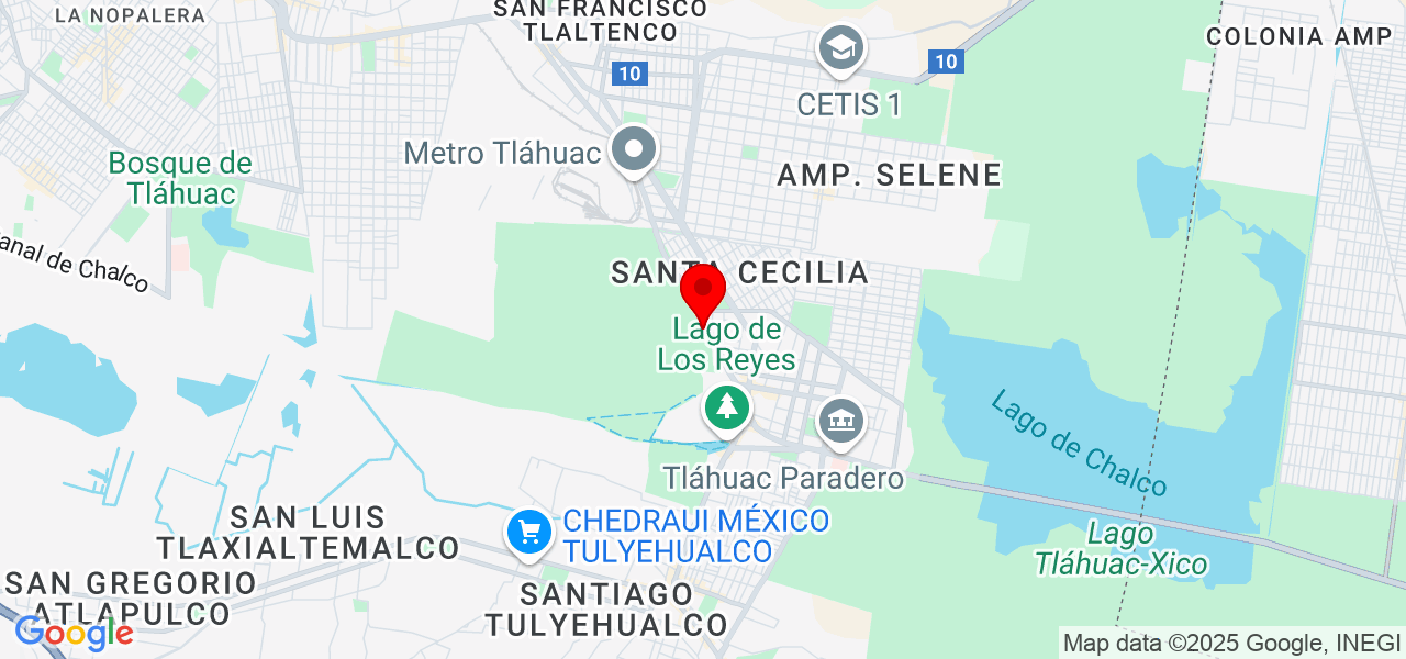Gumel - Ciudad de Mexico - Tláhuac - Map